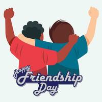 Happy friendshif day wishes photo vector