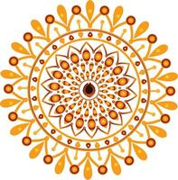 mandala ornamento diseño en vector