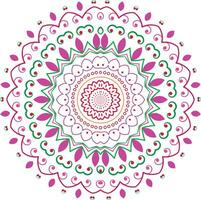 mandala ornamento diseño en vector