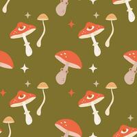 Seamless Groovy   style Pattern vector
