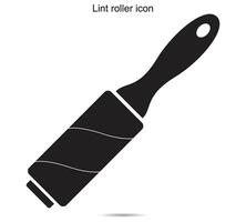 Lint roller icon vector