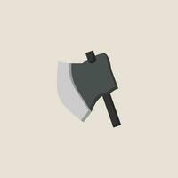 Simple Old Traditional Axe Logo vector