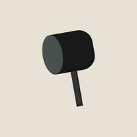 Simple Hammer Tools Logo vector