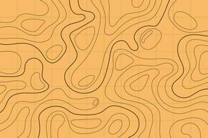 Topographic map background concept. Abstract background with landscape topographic map design. vector