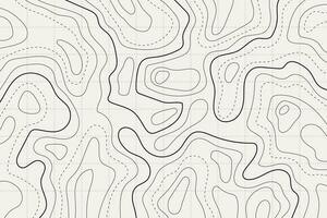 Topographic map background concept. Abstract background with landscape topographic map design. vector