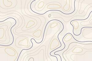 Topographic map background concept. Abstract background with landscape topographic map design. vector