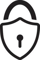 Business protection icon vector