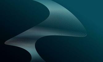 Abstract Wavy Metallic Lines Vector Underwater Background