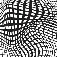 3D abstract monochrome background with line pattern, vector design, technology theme, dimensional line flow in perspective, big data, nanotechnology.