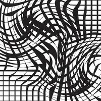 3D abstract monochrome background with line pattern, vector design, technology theme, dimensional line flow in perspective, big data, nanotechnology.