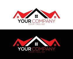 Real estate logo design template And Building logo design concept Vector Free Vector