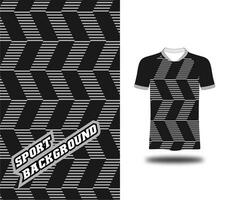 kit sport black with stripe pattern mock up vector