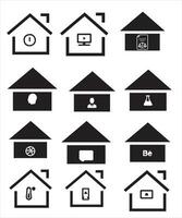 Set of thin line icons of homes and real estate. Outline symbol collection. Editable vector stroke. 256x256 Pixel Perfect scalable to 128px, 64px...