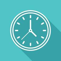 3D Realistic Clock Vector Flat, Clock Face Vector Isolated, Classic And Modern Glossy Wall Clock For UI UX Design, Presentation, Website And Apps, Office Hour, Deadline Illustration, Schedule Icon