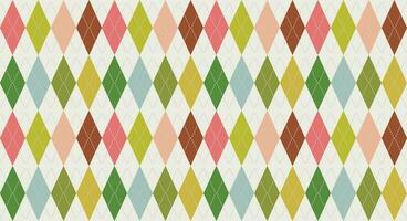 cute colorful harlequin pattern suitable for fabric printing vector