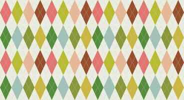 cute colorful harlequin pattern suitable for fabric printing vector