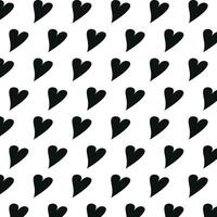 black love hearts pattern suitable for fabric printing vector