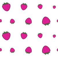 STRAWBERRY SEAMLESS PATTERN VECTOR