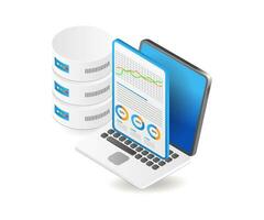 Analyst server data performance vector