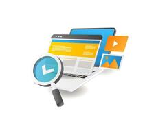 Search for information web pages vector