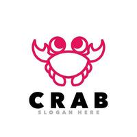 Crab symbol mascot vector
