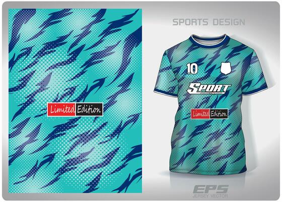 Premium Vector  Sports blue pink jersey template sport t shirt sublimation  design