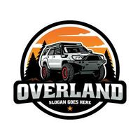 adventure car illustration logo vector