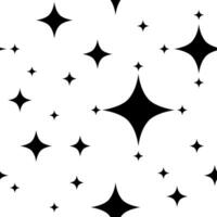 parpadeando estrellas. brillar icono, limpiar estrella icono. aislado en blanco antecedentes. vector ilustración