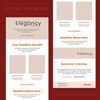 Email marketing Template Layout vector