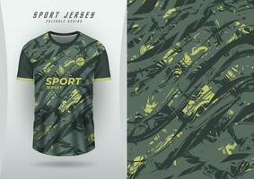 Background for sports jersey, soccer jersey, running jersey, racing jersey, grunge, gray and yellow pattern. vector