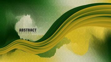 Abstract Background With Colorful Waves and Line vector