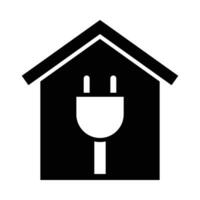 Smart Home Vector Glyph Icon For Personal And Commercial Use.