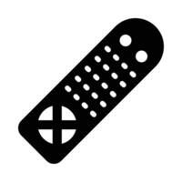 Remote Control Vector Glyph Icon For Personal And Commercial Use.