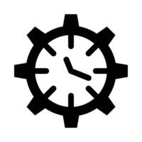 Time Vector Glyph Icon For Personal And Commercial Use.