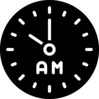 solid icon for am vector