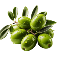 aceituna, aceituna png, aceituna con transparente antecedentes ai generativo png