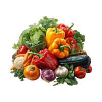 des légumes png avec transparent Contexte ai génératif