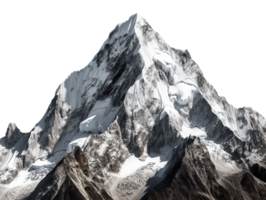 Berg, Berg png, Berg mit transparent Hintergrund, ai generativ png