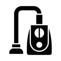 Vacuum Cleaner Vector Glyph Icon For Personal And Commercial Use.