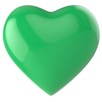 verde corazón en transparente antecedentes png