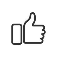Social Media Lineart Element Vector Design