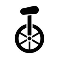 Monocycle Vector Glyph Icon For Personal And Commercial Use.