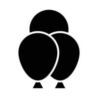 Balloons Vector Glyph Icon For Personal And Commercial Use.