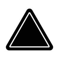 Triangle Vector Glyph Icon For Personal And Commercial Use.