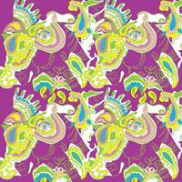A colorful pattern on a purple background vector