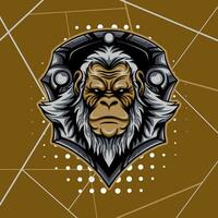 Mighty Apes Mascot vector