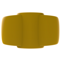 a yellow object on a transparent background png