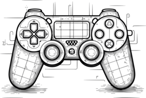 playstation console concept ai génératif png