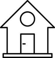 Home  Line Icon vector