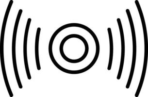 Hotspot Line Icon vector